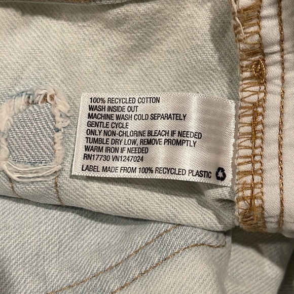 NWOT Wild Fable Women’s 8 High Rise 90s Straight Leg Light Wash Jeans - Picture 5 of 5